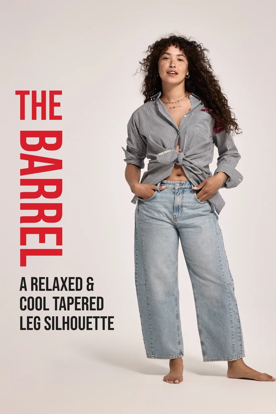 Lucky Legend Metallic Barrel Leg — CRUSHIN' ON KHAKI WASH — image 7