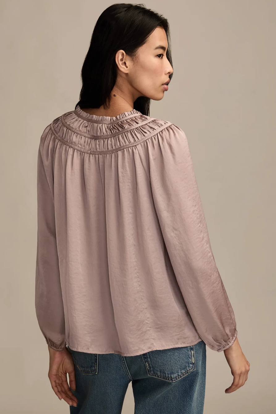 RUCHED PEASANT TOP — SPHINX — image 3