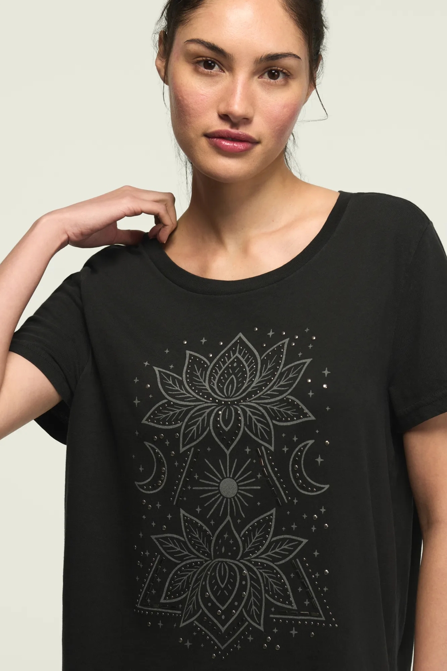 DOUBLE LOTUS CLASSIC CREW — JET BLACK — image 2