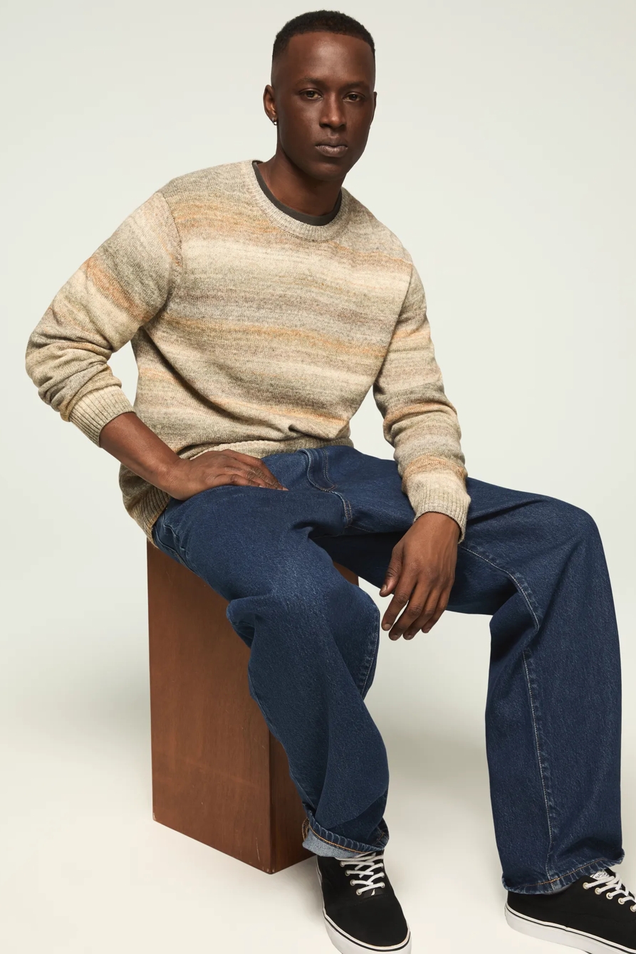 SPACE DYE CREW NECK — MULTI COMBO — image 2