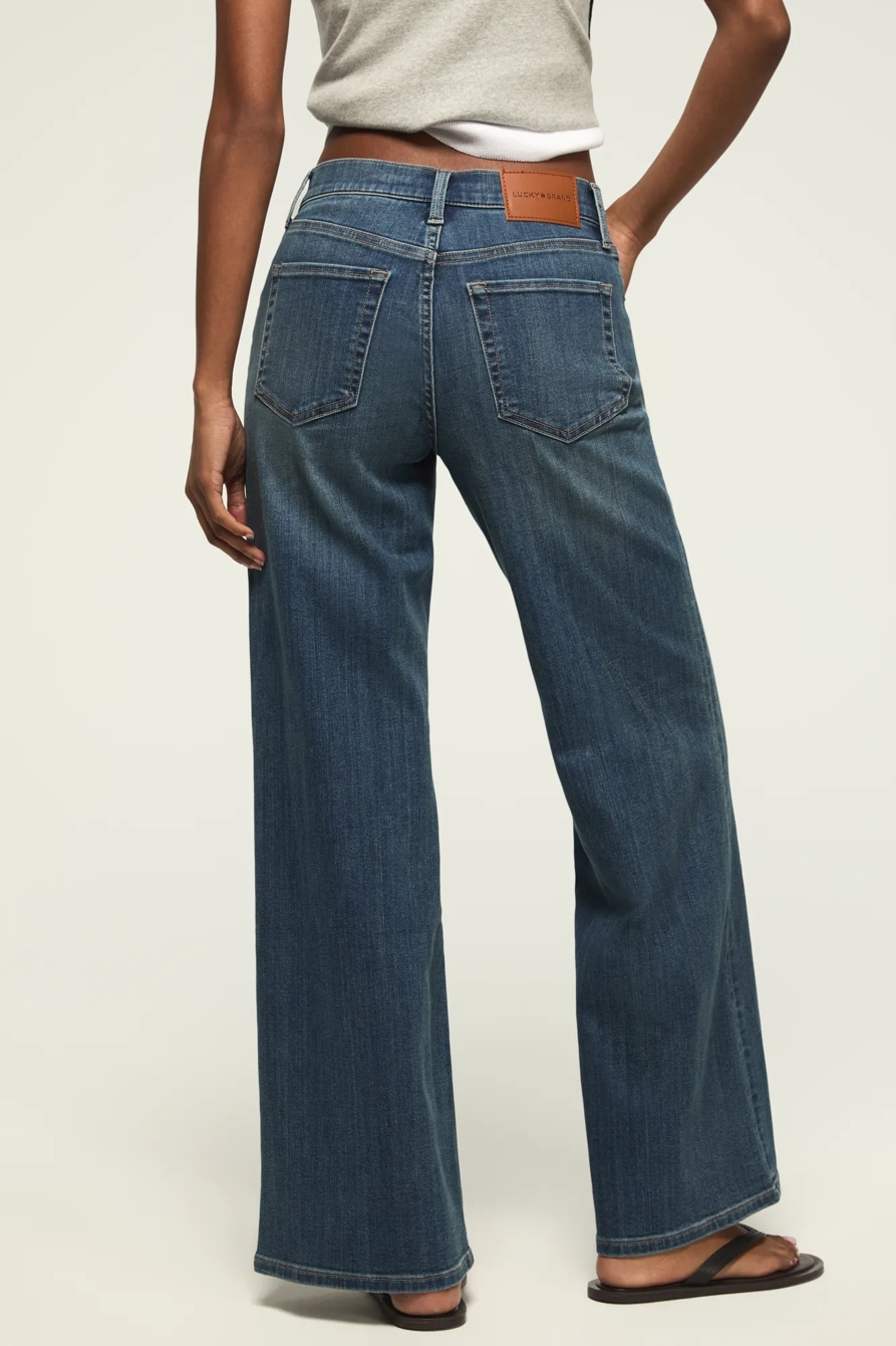 HIGH RISE STEVIE WIDE LEG — BLUE BABY WASH — image 3