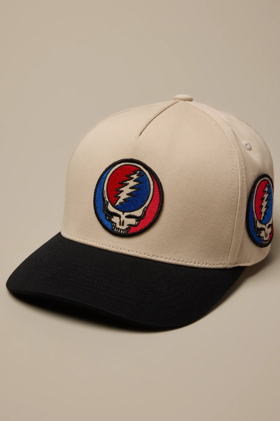 GRATEFUL DEAD SKULL BASEBALL HAT — MULTI — image 1