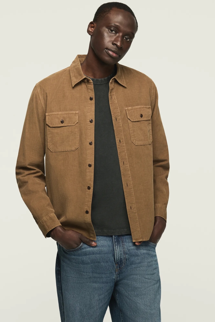CORDUROY WORKSHIRT — KANGAROO — image 5
