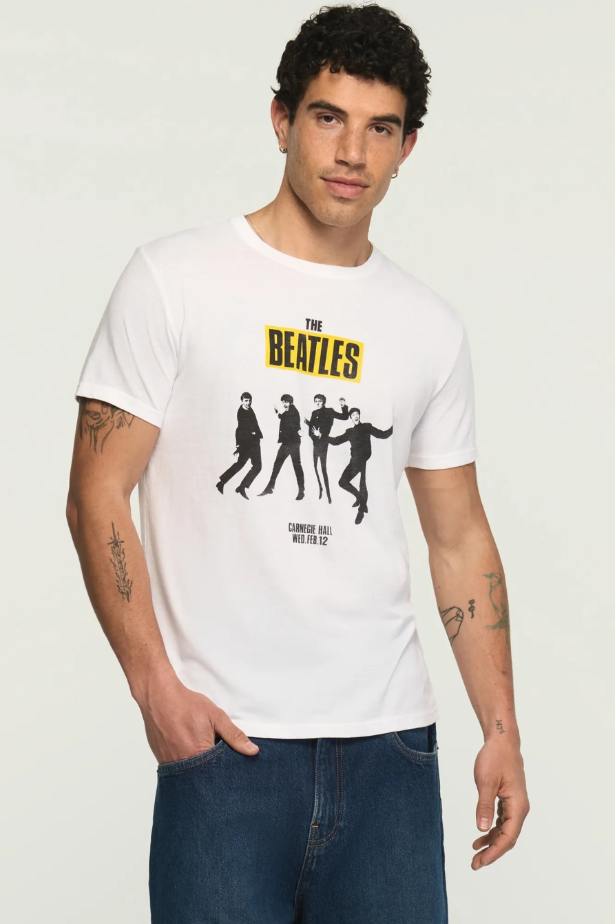 THE BEATLES CARNEGIE TEE — BRIGHT WHITE — image 5