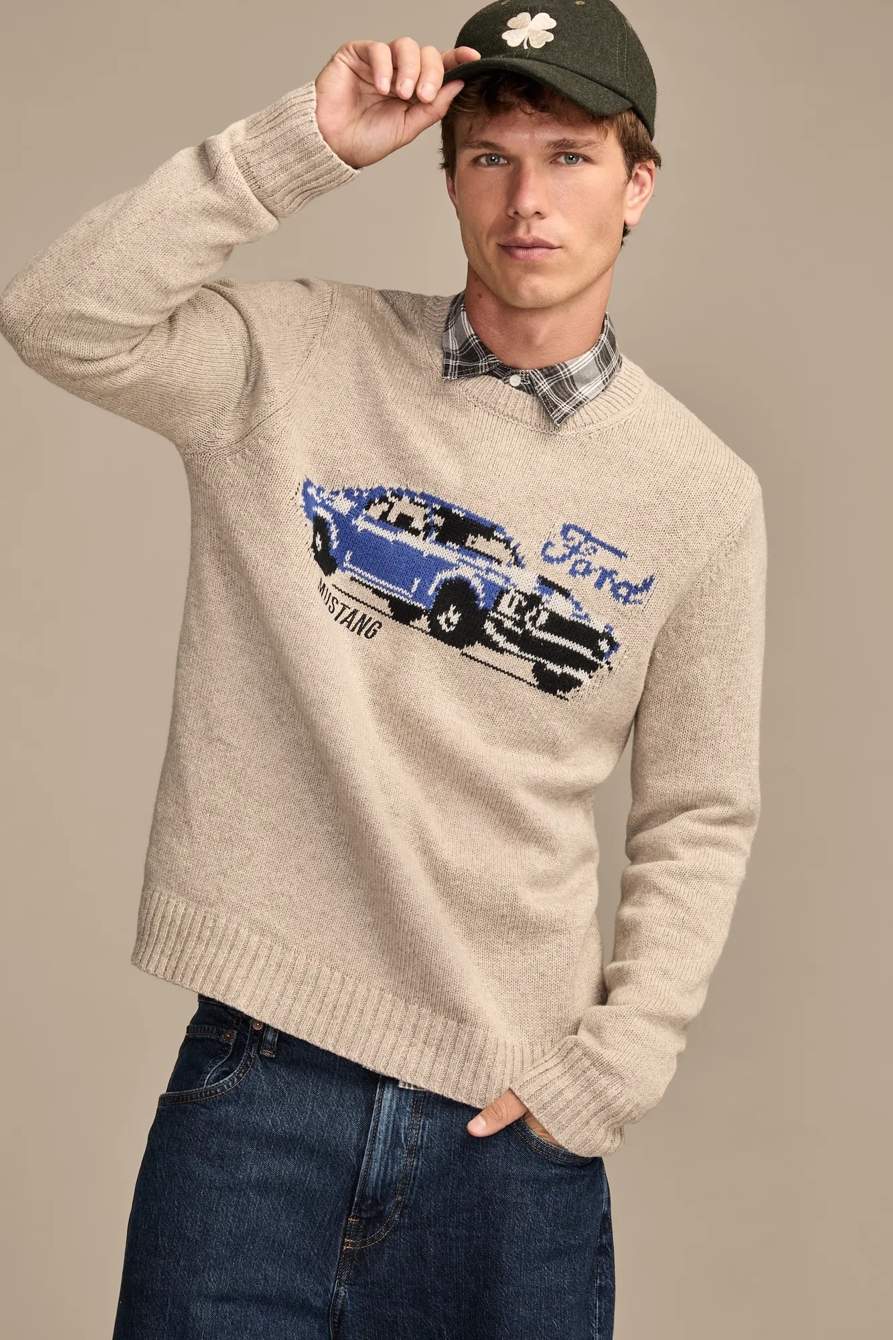 MUSTANG SWEATER — OATMEAL — image 1