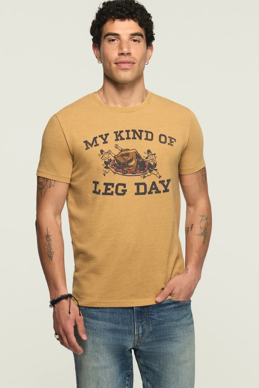 THANKSGIVING FEAST MODE TEE — WOOD THRUSH — image 1
