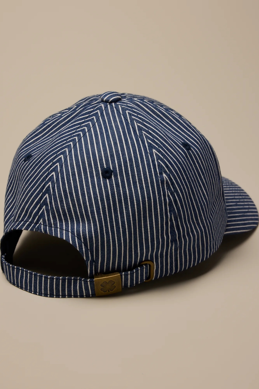 STRIPED LUCKY BASEBALL — BLUE WHITE STRIPE — image 2
