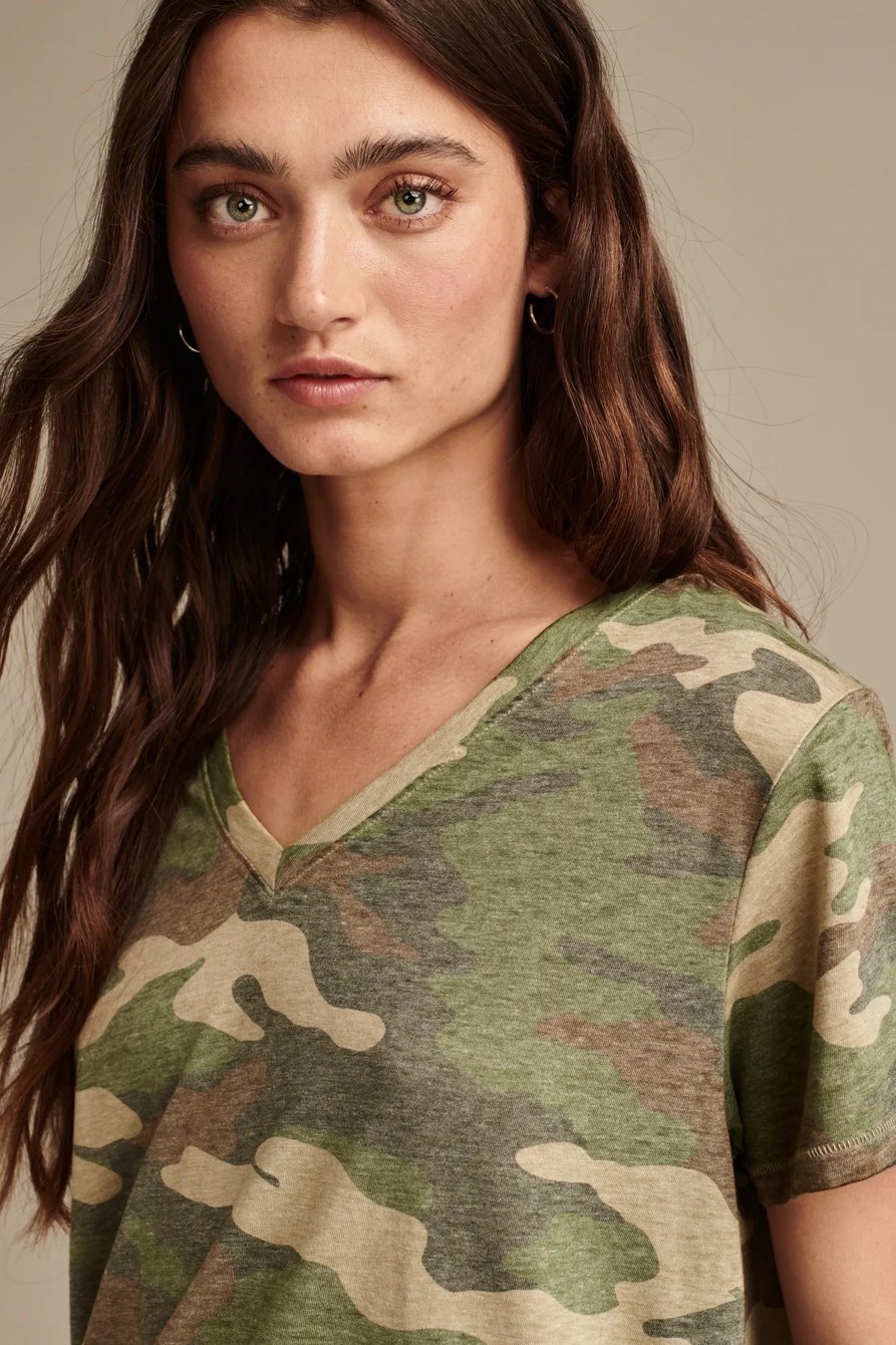 CLASSIC V-NECK — GREEN CAMO — image 2