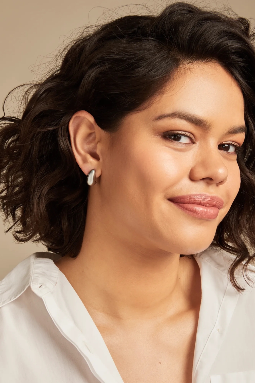MOON HOOPS — SILVER — image 2