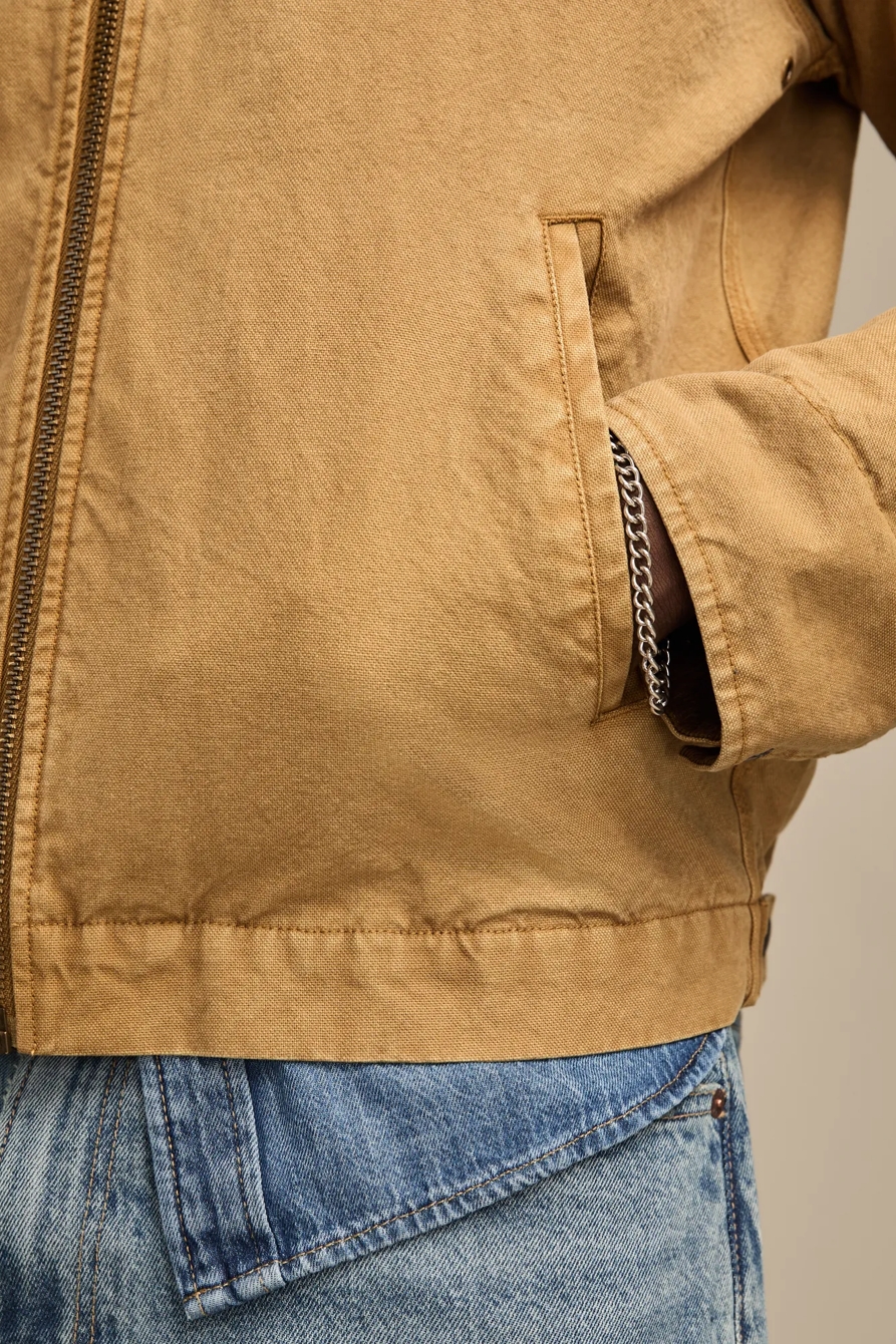 CANVAS WORK JACKET — ANTIQUE BRONZE — image 4