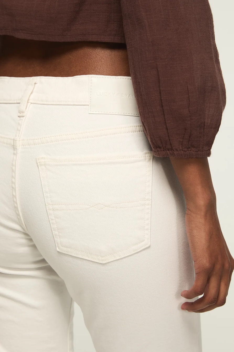 Mid Rise Sweet Crop — CLOUDY DAYS WASH — image 4