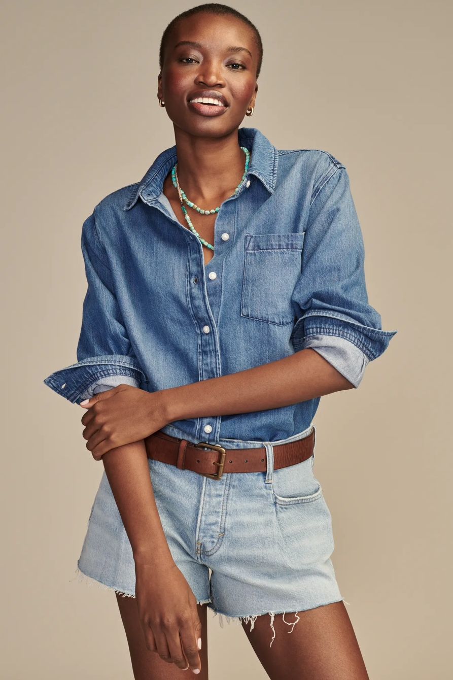 DENIM UTILITY SHIRT — BAYSIDE — image 1