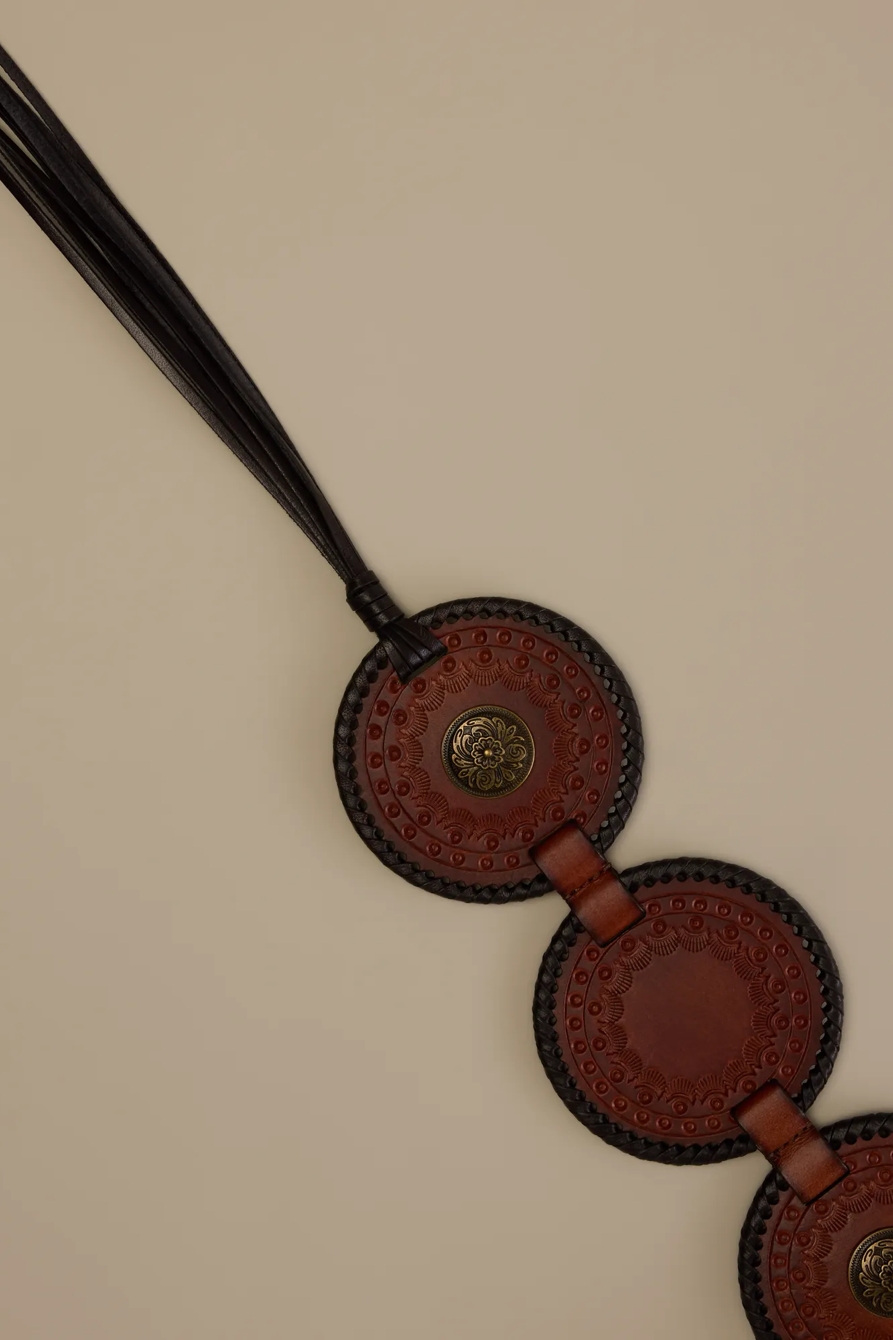 WESTERN DISC BELT — BROWN — image 2