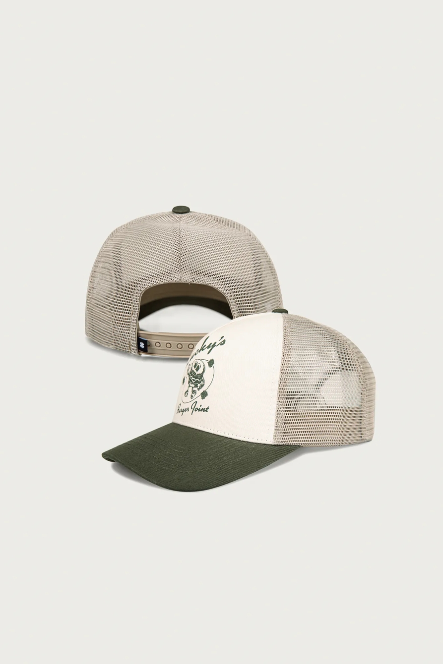 Luckys Burger Joint Trucker — LIGHT GREEN — image 6