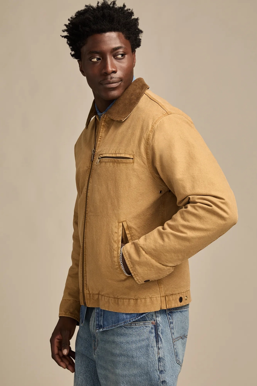 CANVAS WORK JACKET — ANTIQUE BRONZE — image 5