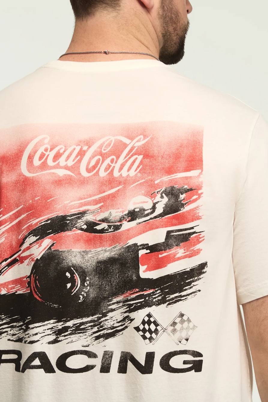 Big & Tall COCA COLA RACING — MARSHMALLOW — image 1