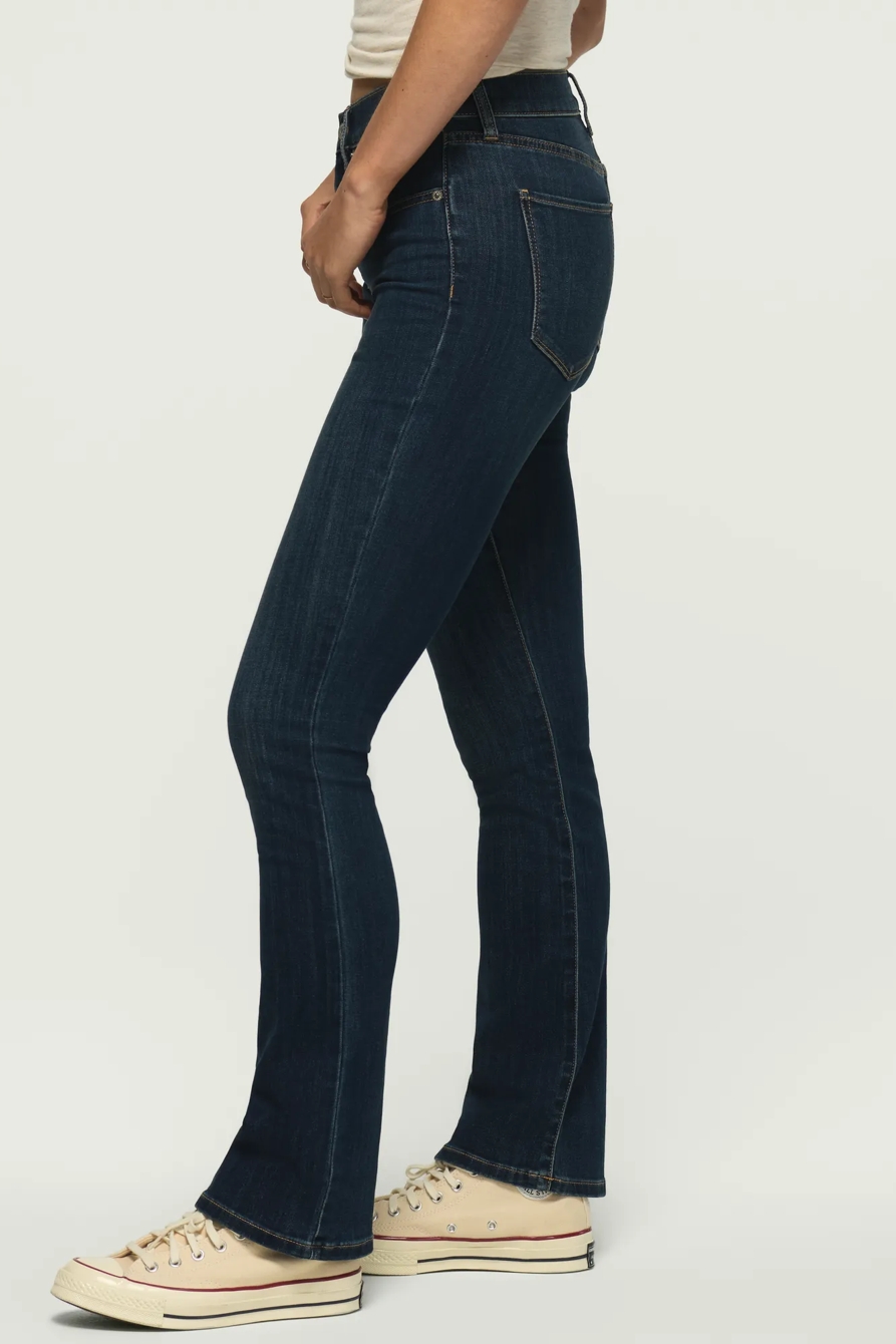 HIGH RISE STEVIE MINI BOOT — DARK KNIGHT WASH — image 4