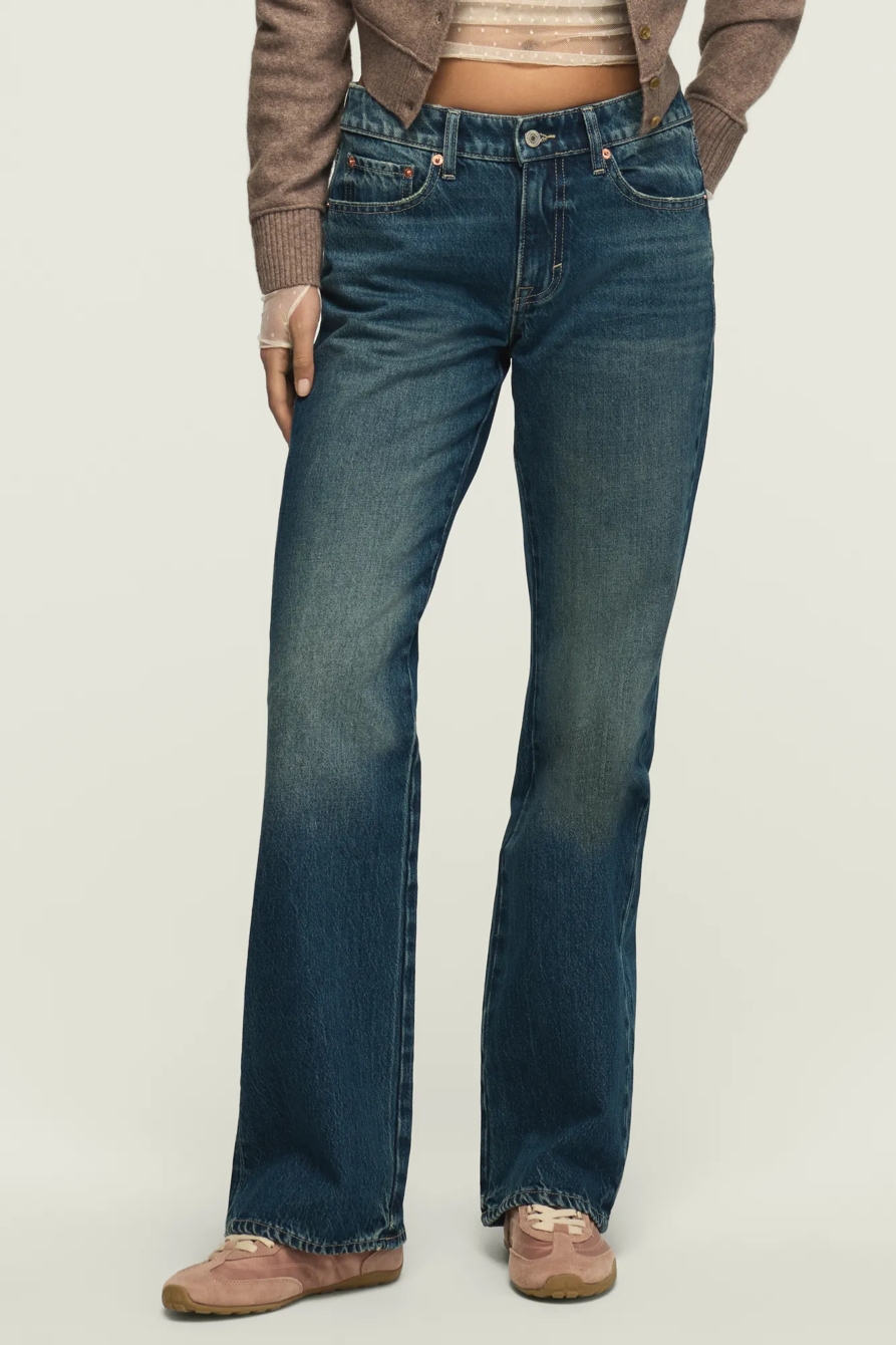 LOW RISE BAGGY FLARE — POP SONGS WASH — image 2