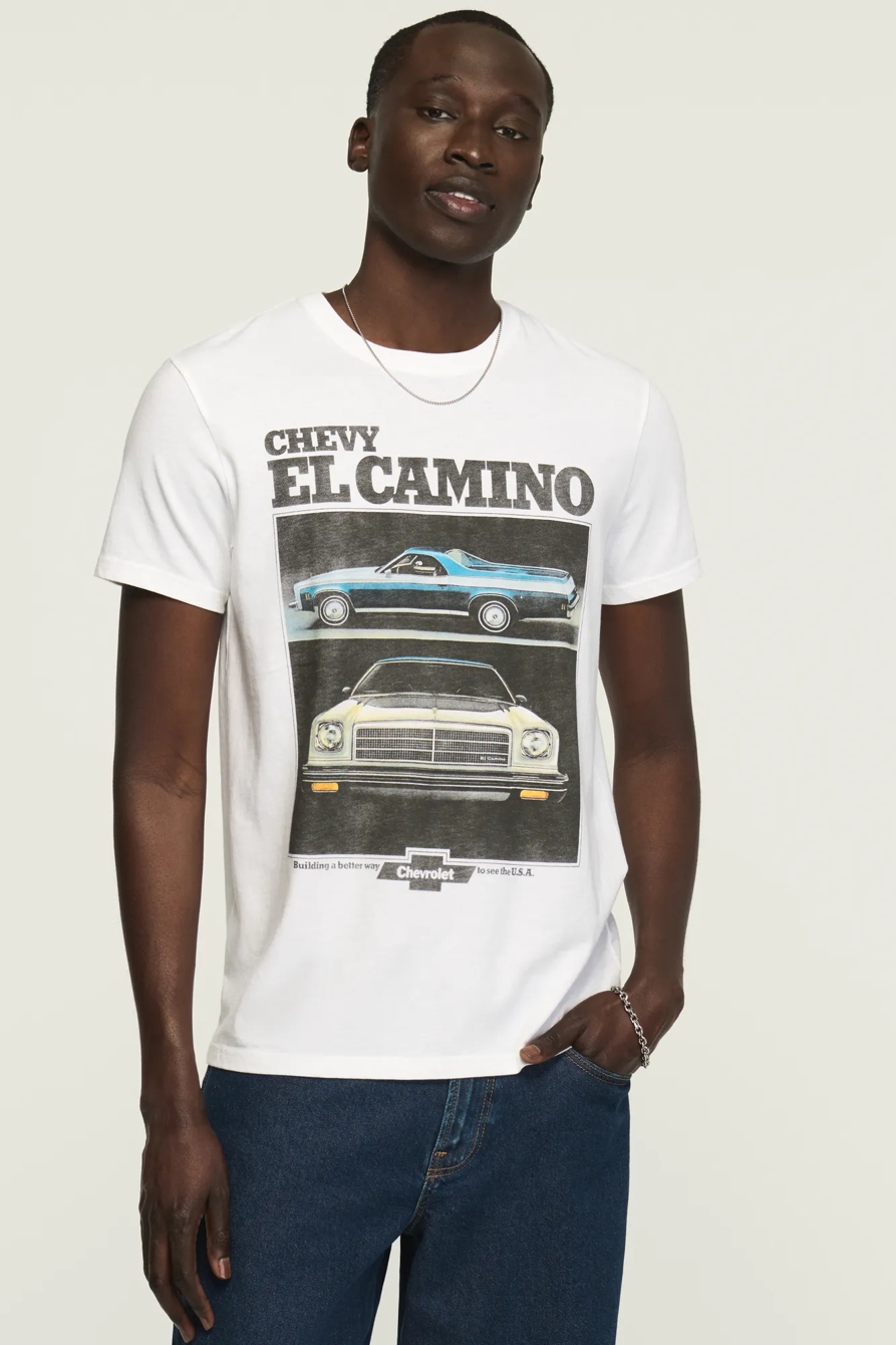 CHEVY EL CAMINO TEE — BRIGHT WHITE — image 1