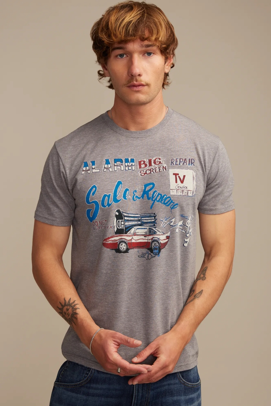 CAR SALES AND REPAIR TEE — HEATHER GREY — image 2