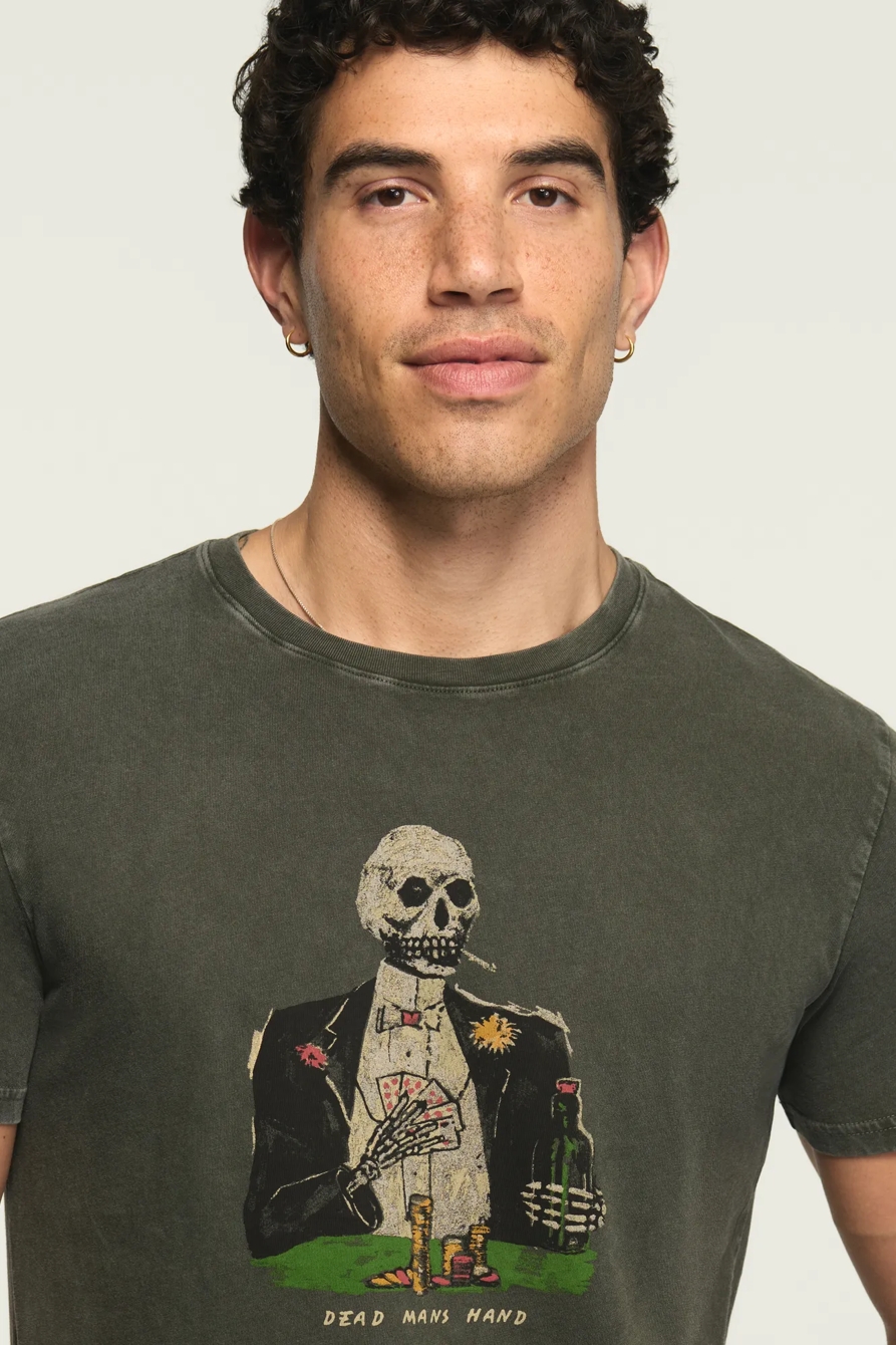 DEAD MANS HAND TEE — RAVEN — image 1