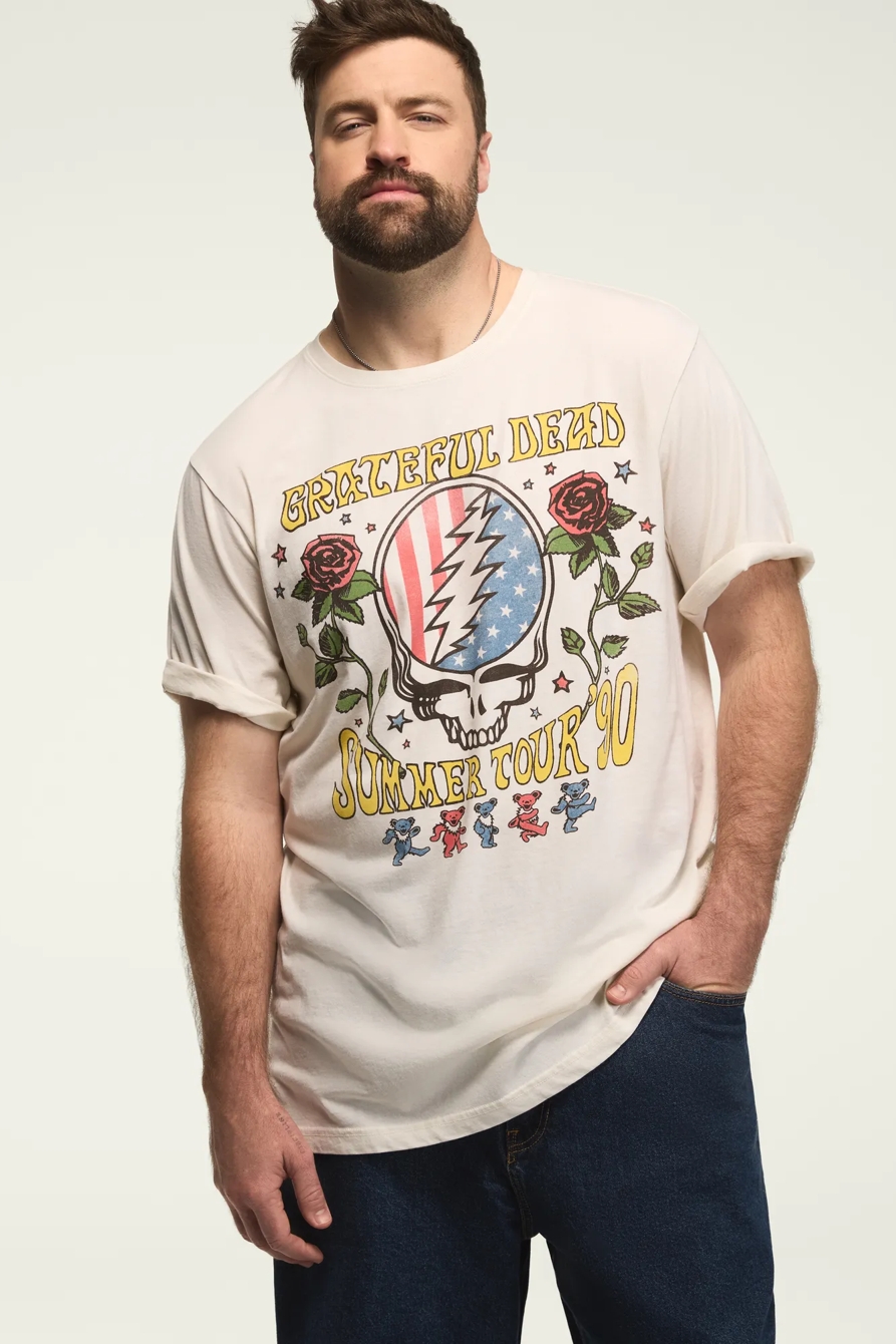 Big & Tall GRATEFUL DEAD AMERICA — LILY WHITE — image 1