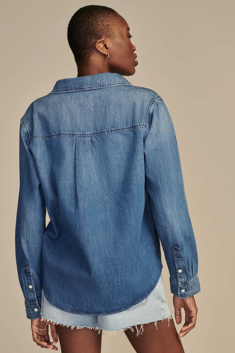 DENIM UTILITY SHIRT — BAYSIDE — image 3
