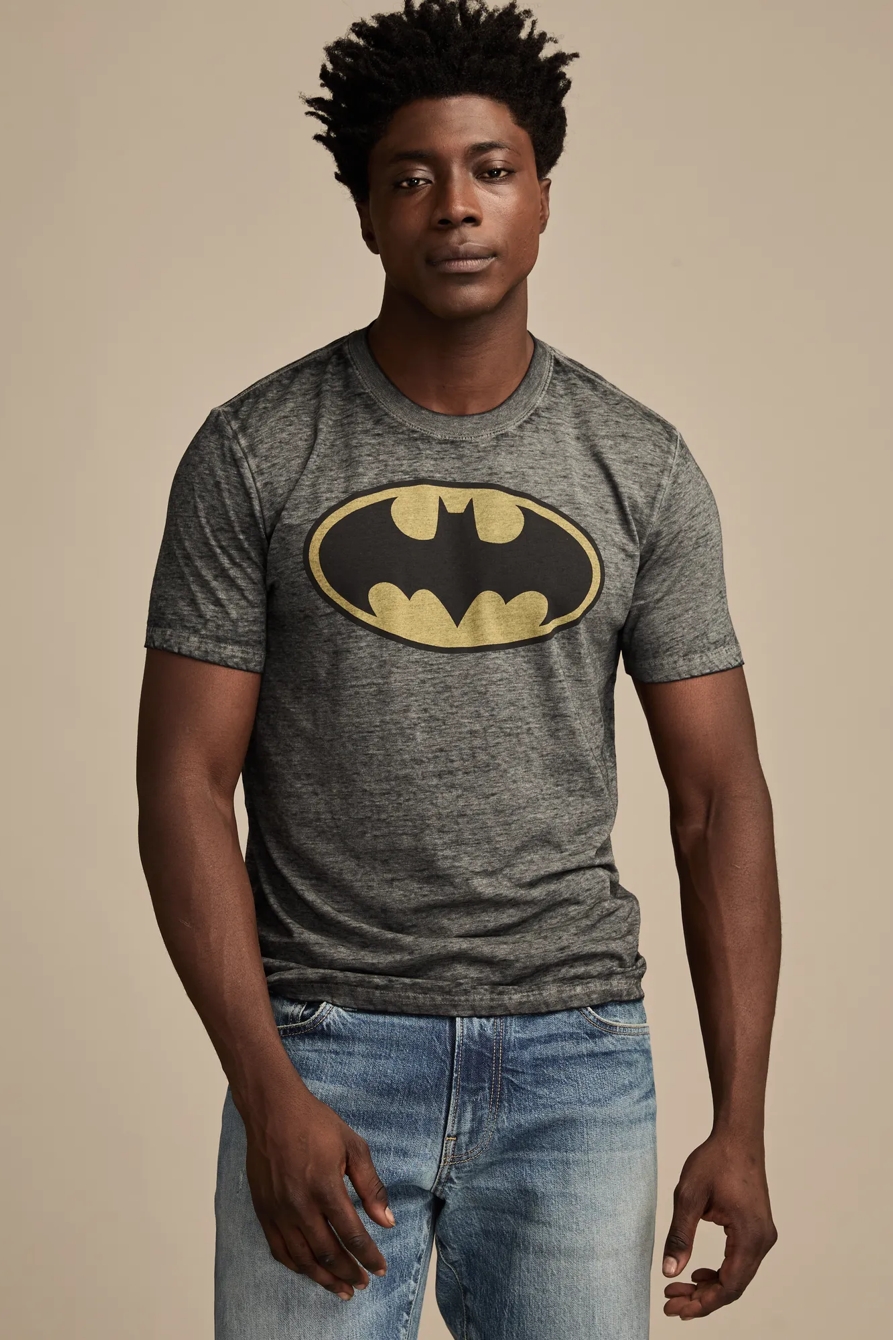 Batman Logo Graphic Tee — #001 BLACK — image 2