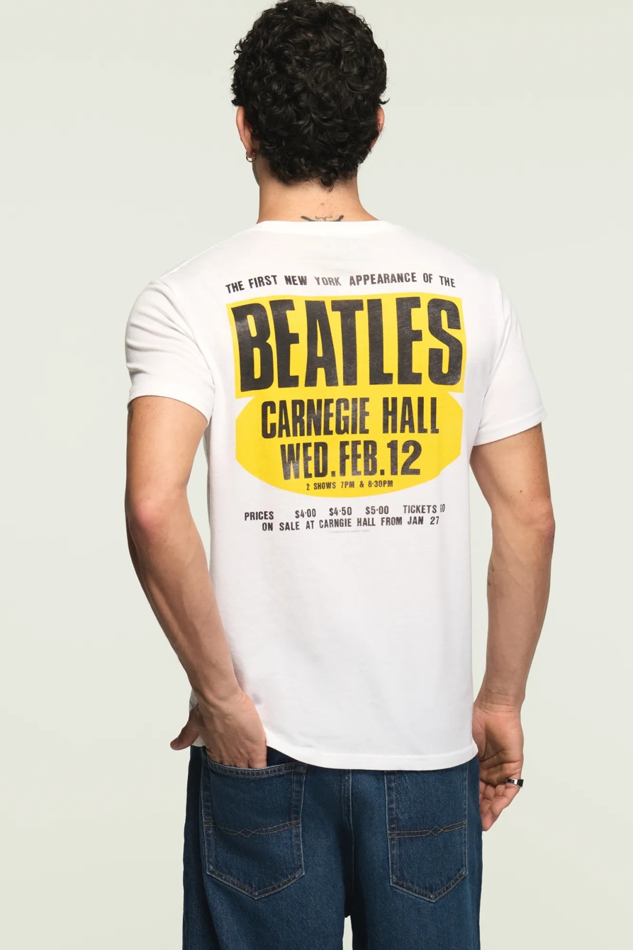 THE BEATLES CARNEGIE TEE — BRIGHT WHITE — image 1