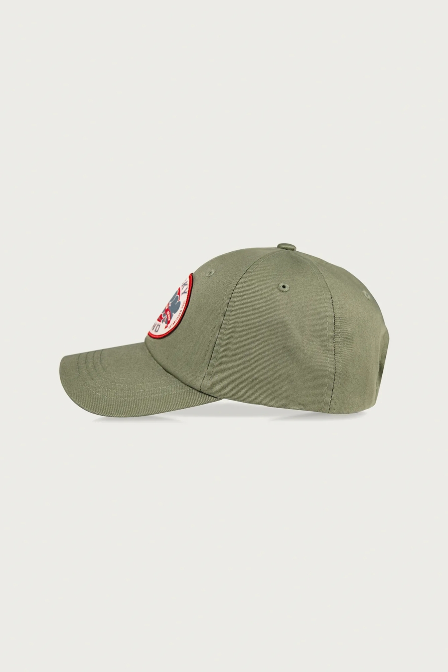 Oval Clover Patch Dad Hat — BRIGHT GREEN — image 5