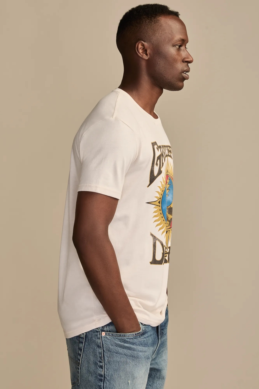 GRATEFUL DEAD REAL SKULL TEE — WHITE SAND — image 4