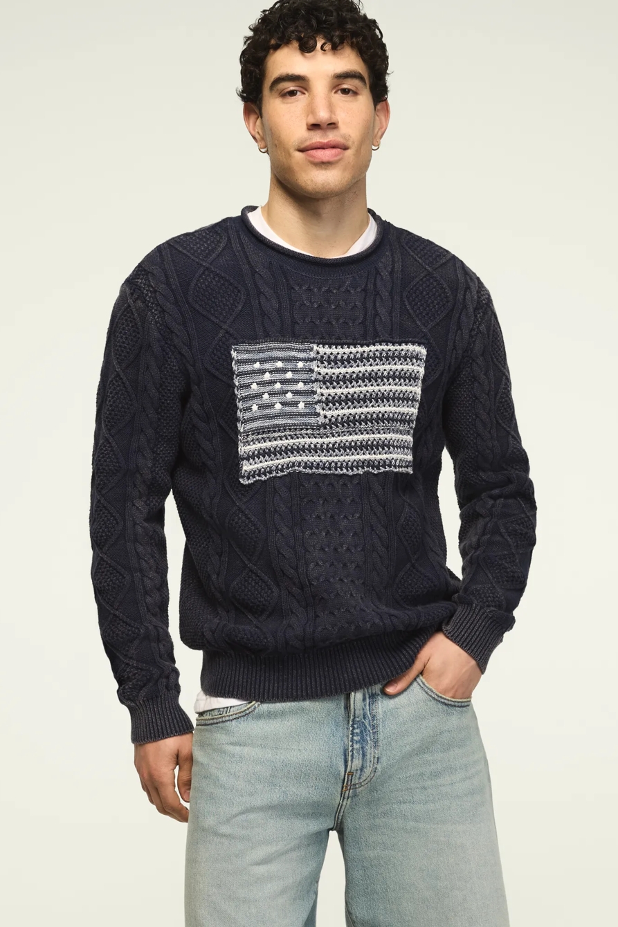 Americana Sweater — BLUE INDIGO — image 1