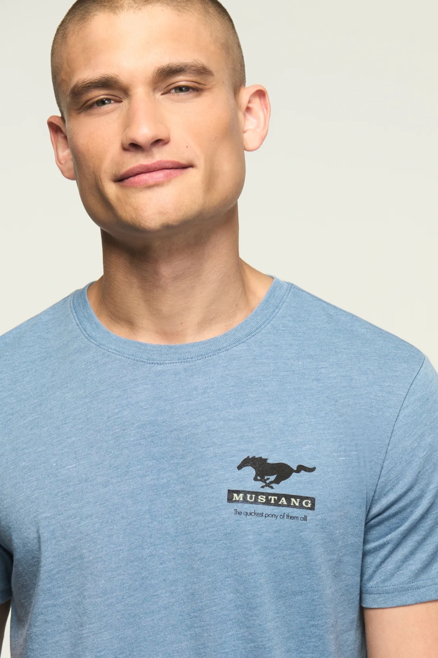 MUSTANG VINTAGE TEE — COPEN BLUE — image 2