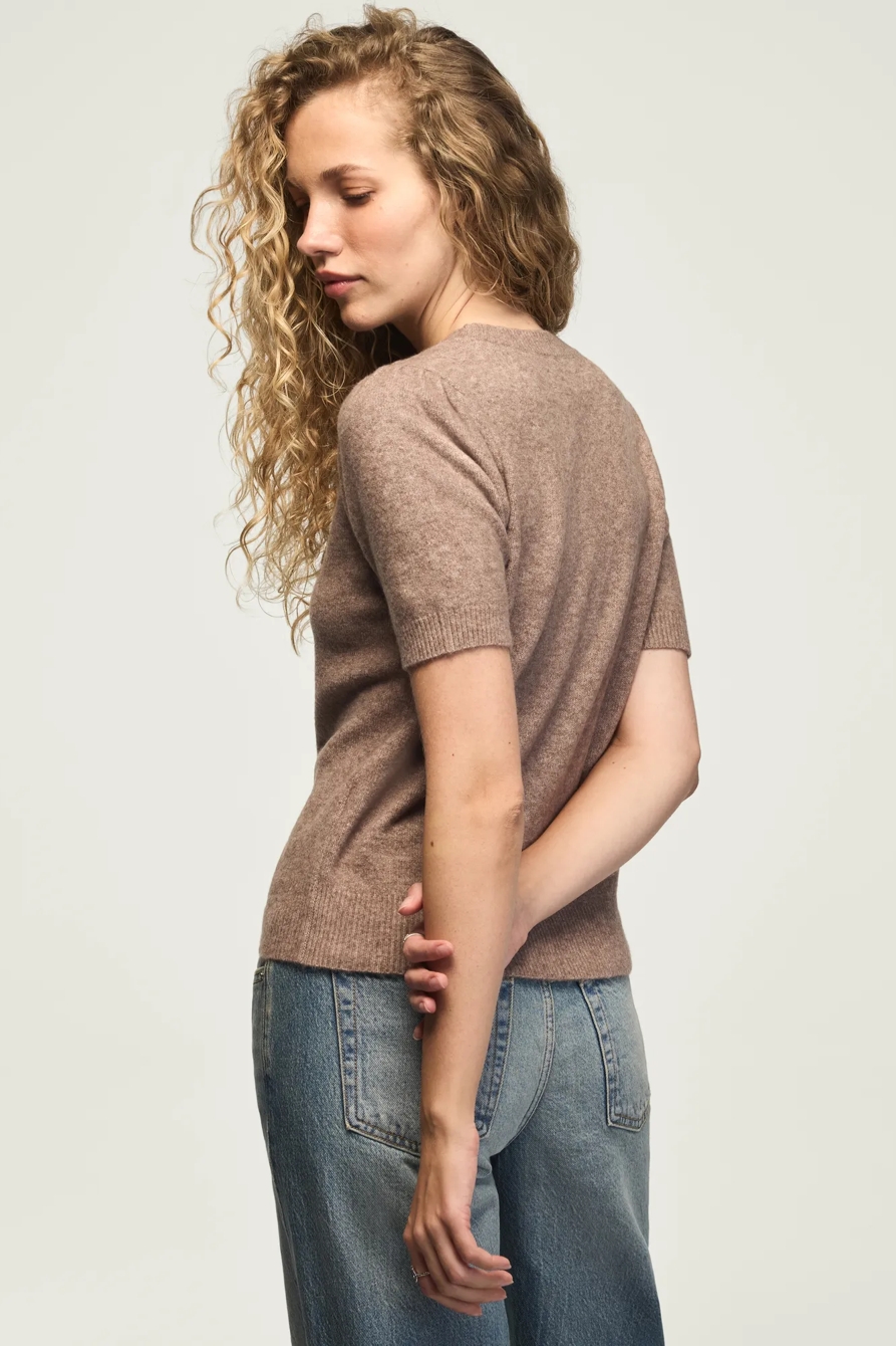 PUFF SLEEVE SWEATER TEE — BROS B2452 FALCON HEATHER — image 4