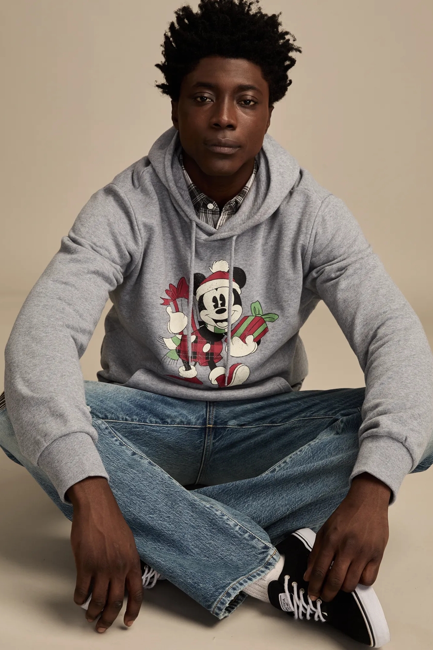 MICKEY GIFT HOODIE — MEDIUM HEATHER GREY — image 2