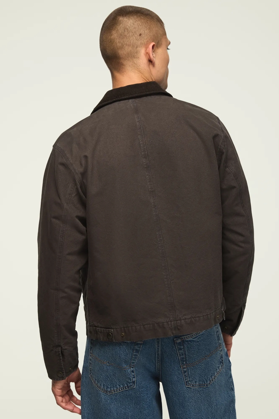 CANVAS BARN JACKET — RAVEN — image 3