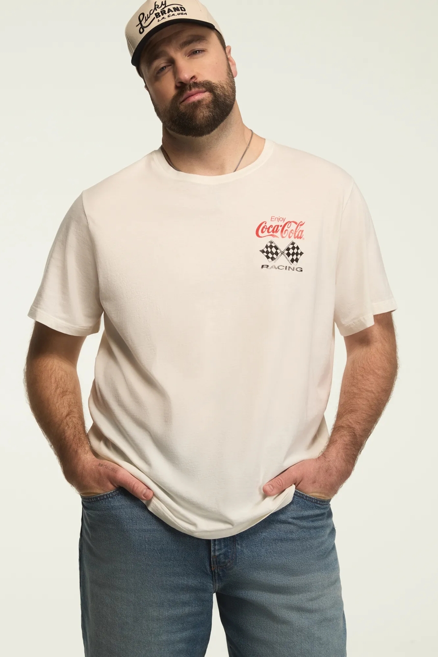 Big & Tall COCA COLA RACING — MARSHMALLOW — image 2