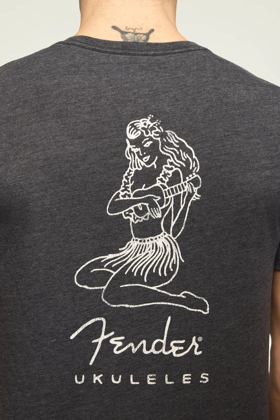 FENDER UKULELES TEE — JET BLACK — image 3