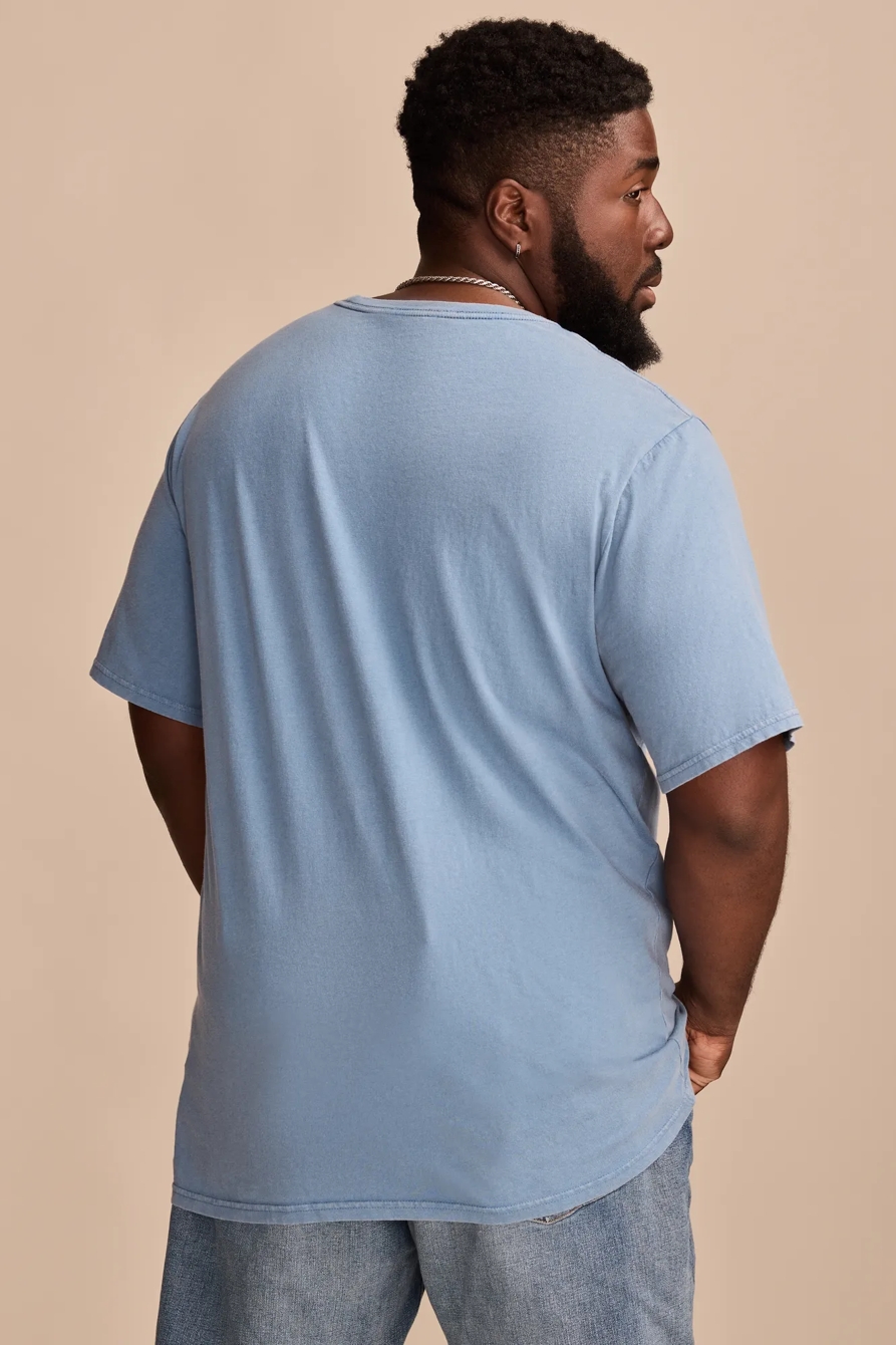 BIG & TALL BLUE MOON TEE — BLUE HEAVEN — image 4