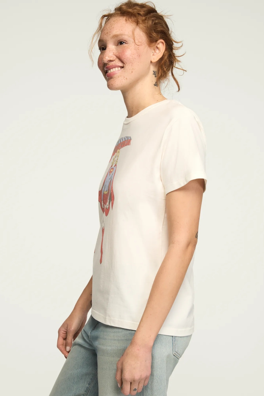 SUPERGIRL BOYFRIEND TEE — CREAM — image 4