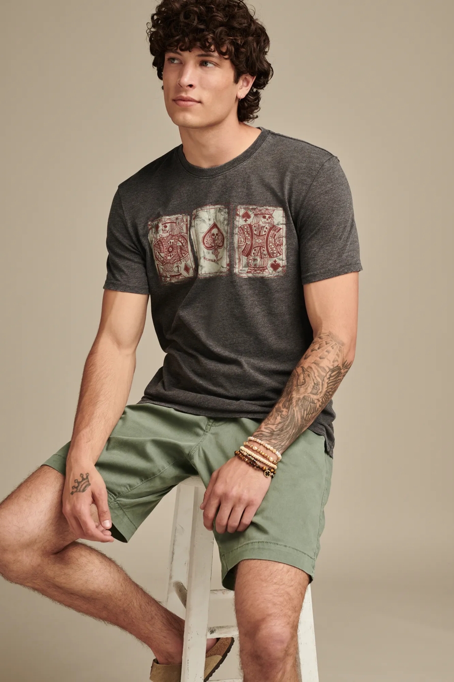 POKER CARDS TEE — JET BLACK — image 5