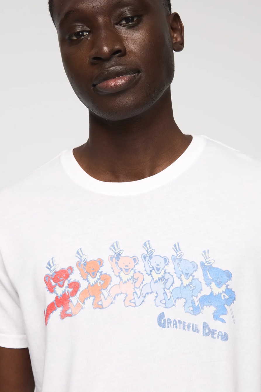 GRATEFUL DEAD BEARS TEE — BRIGHT WHITE — image 1