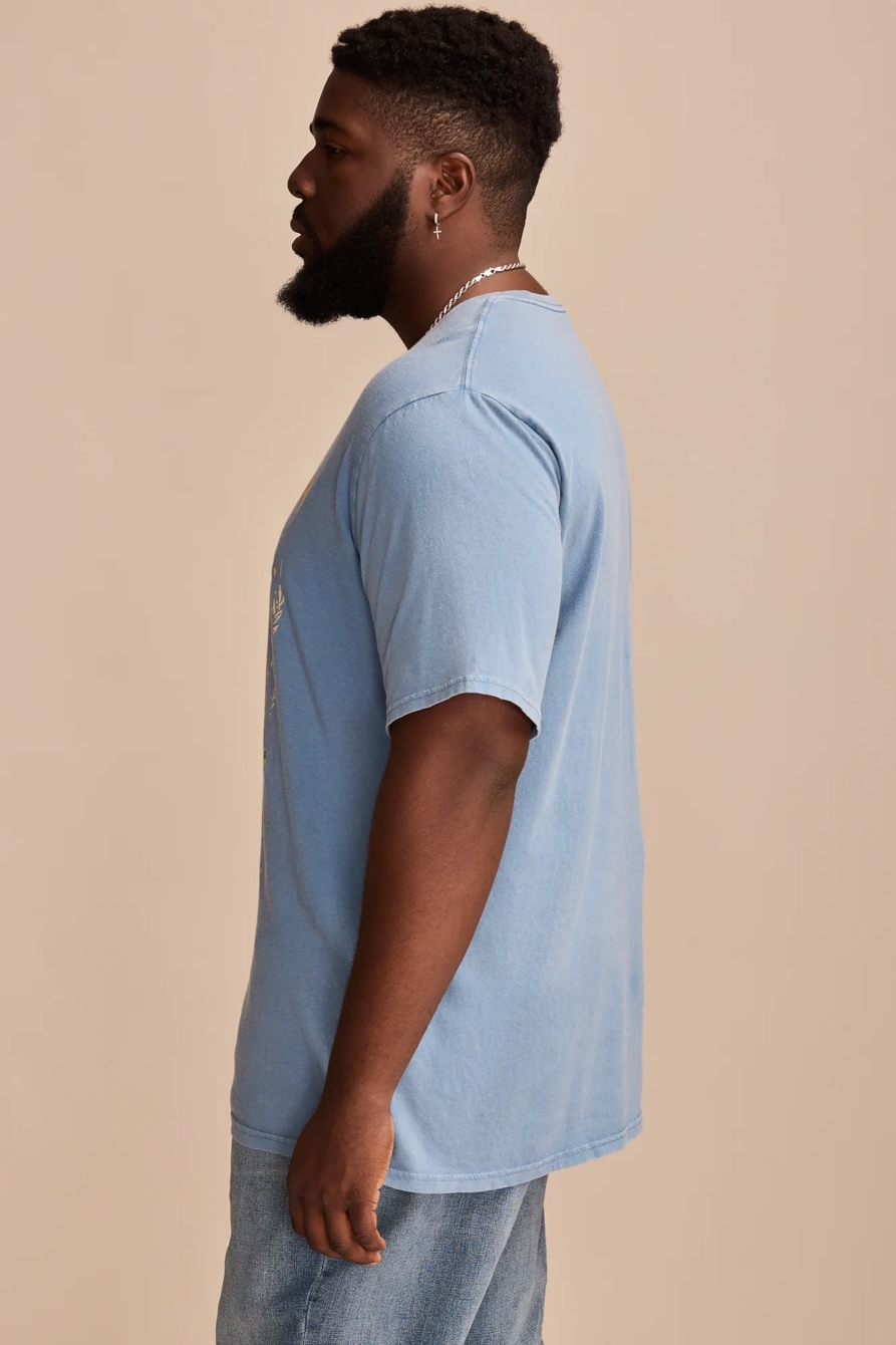 BIG & TALL BLUE MOON TEE — BLUE HEAVEN — image 3