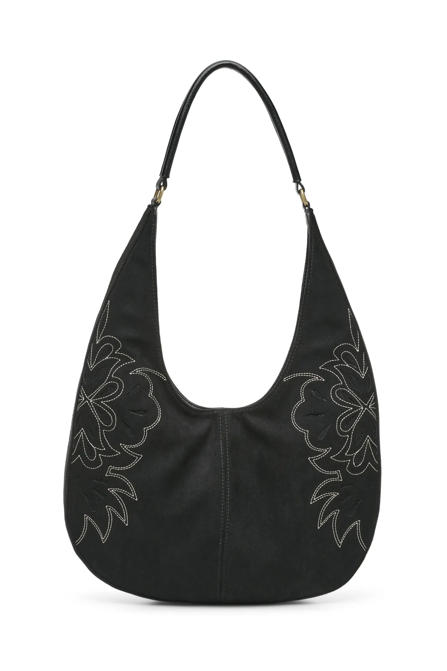 RIO HOBO BAG — BLACK — image 1