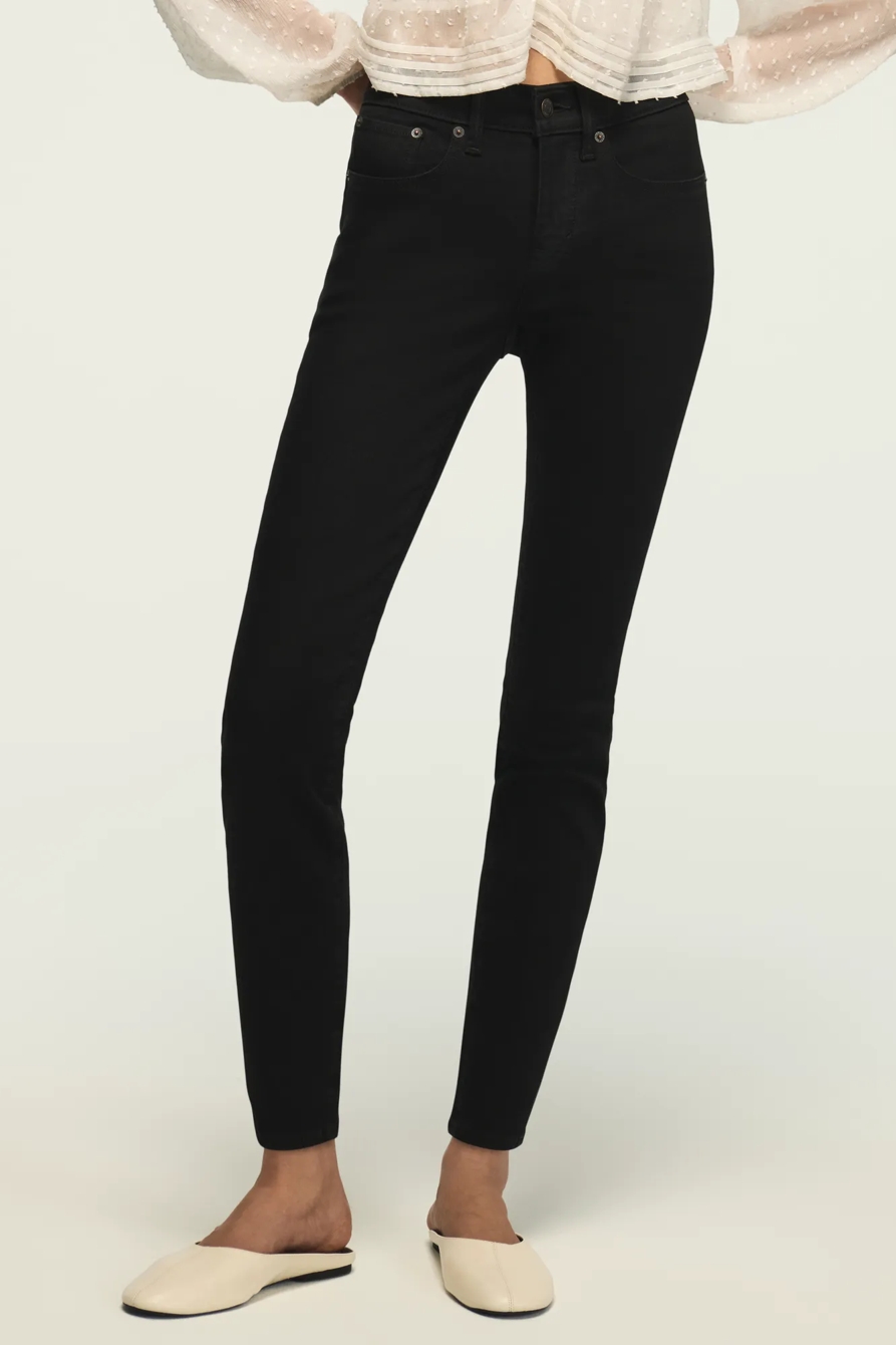 MID RISE AVA SKINNY — BLACK LIGHT WASH — image 2