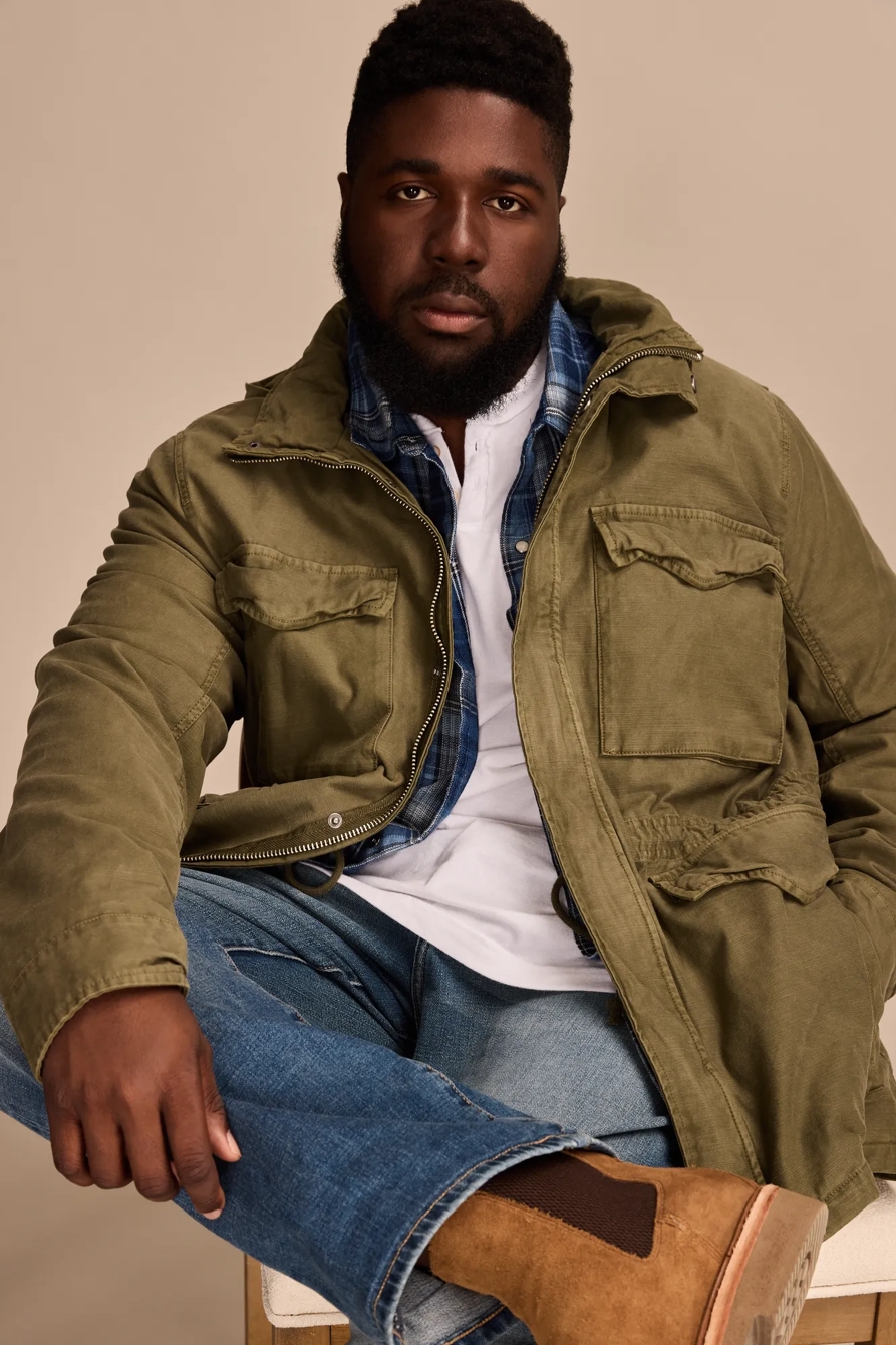 BIG & TALL M-65 FIELD JACKET — FOUR LEAF CLOVER — image 2