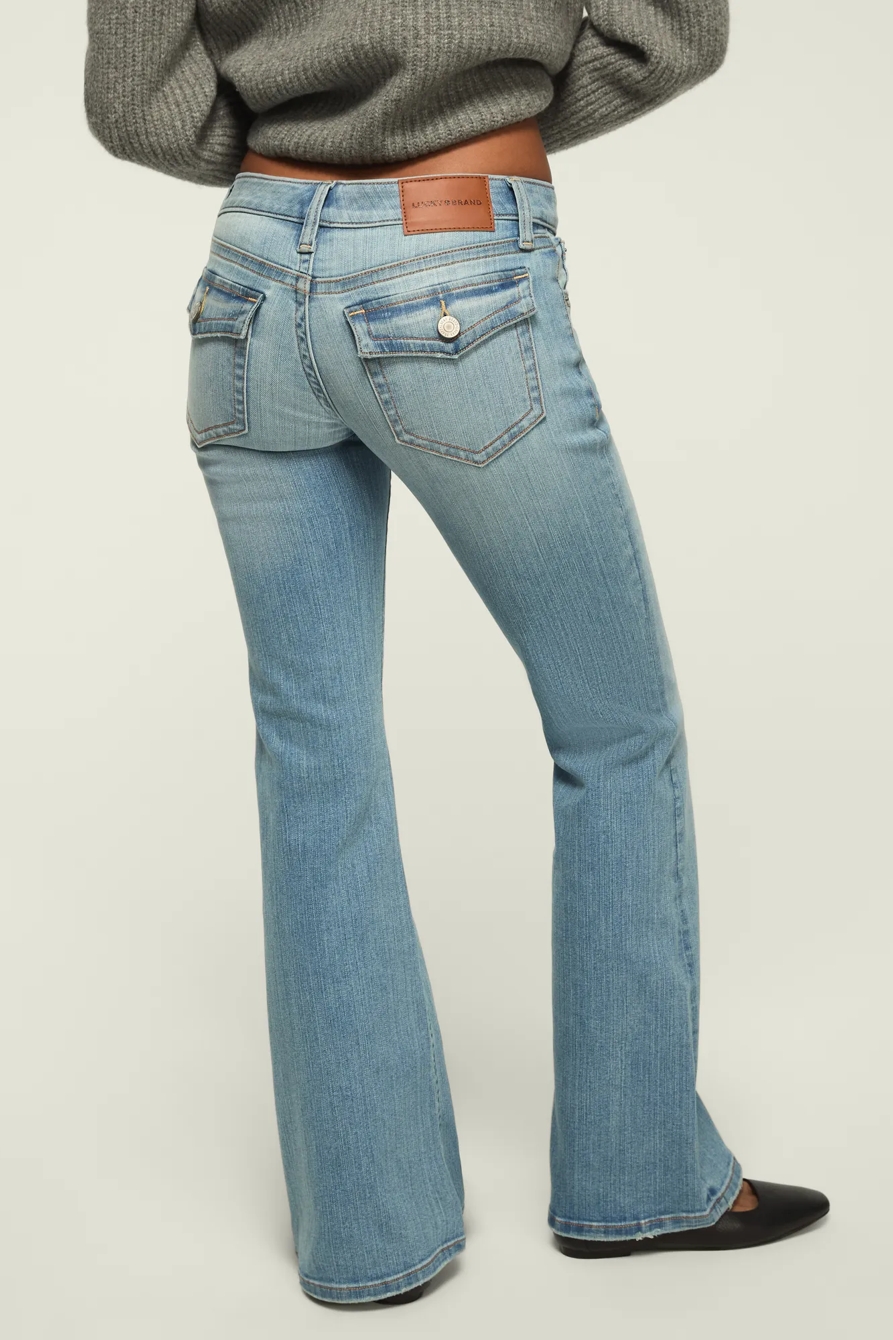 LOW RISE FLARE — PURITY WASH — image 1