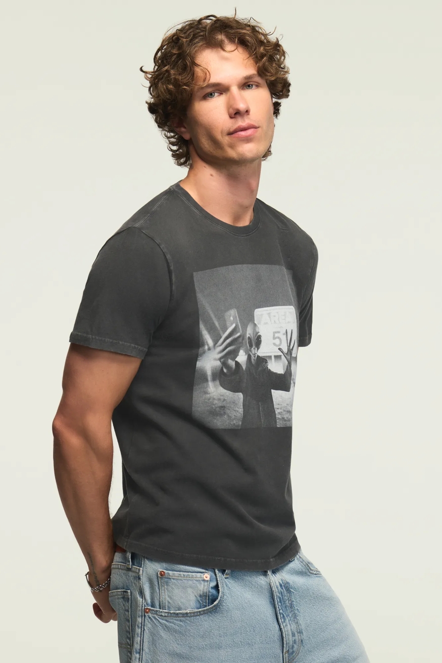 AREA 51 ALIEN TEE — JET BLACK — image 4