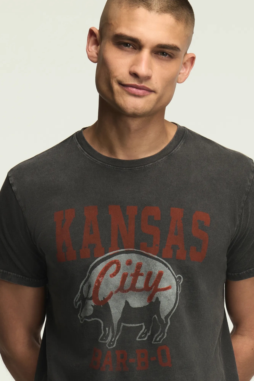KANSAS CITY BBQ TEE — JET BLACK — image 1