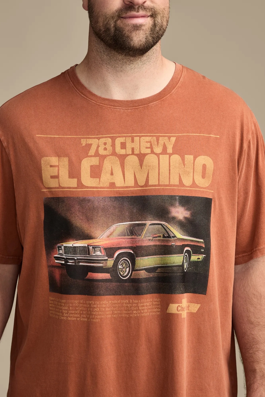BIG & TALL CHEVY EL CAMINO TEE — GINGER BREAD — image 2